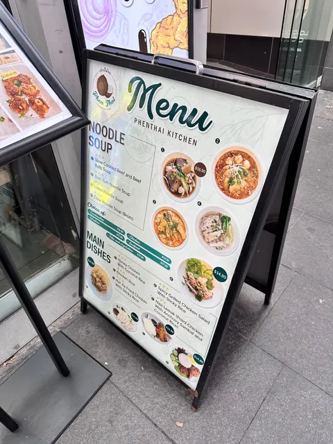 Menu board